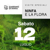 Sabato 12 Luglio 2025 - Giardino di Ninfa e la Flora